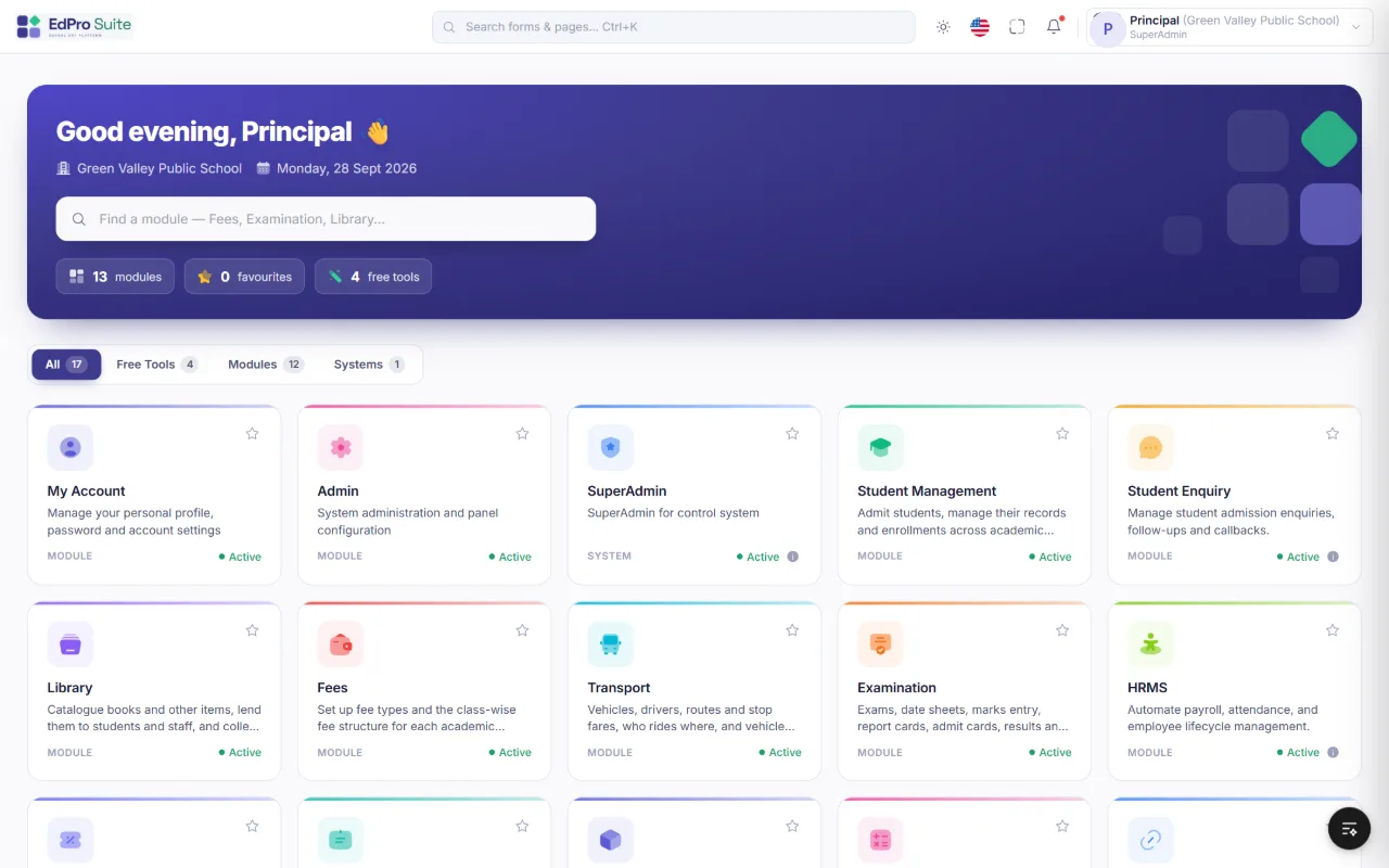 School Management Software — EdPro Suite