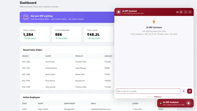 ERPPilot: An AI ERP Assistant That Answers in Plain English